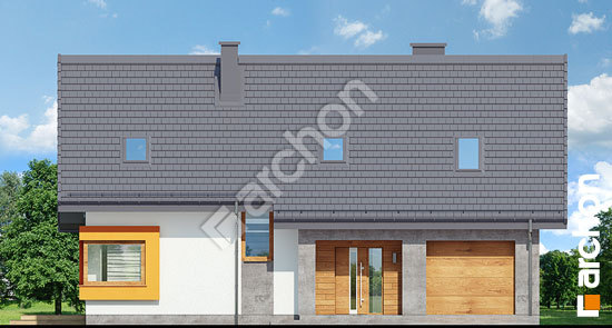 Elewacja frontowa projekt dom w losanach 67364a755f341b253bbe85b659500691  264