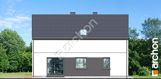 Elewacja boczna projekt dom w sasankach 9 e 2279ca938144cb710102afd01d42ff7e  266