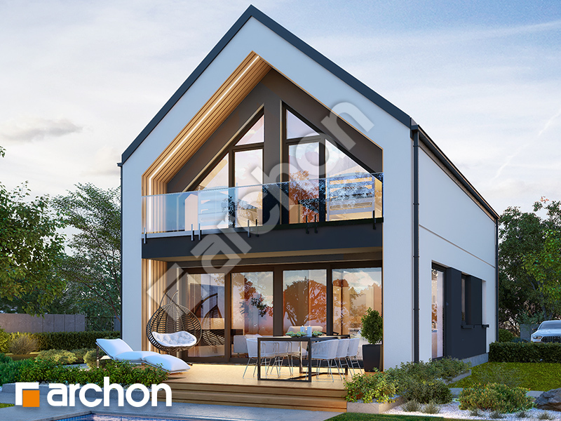 gotowy projekt Dom w sasankach 9 (E) widok 2