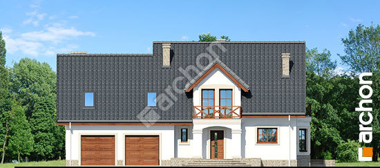 Elewacja frontowa projekt dom w tamaryszkach 9 g2 5ca86e76cb05c0b3e67af63d0b9e6f05  264