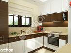 gotowy projekt Dom w tamaryszkach 9 (G2) Wizualizacja kuchni 1 widok 2