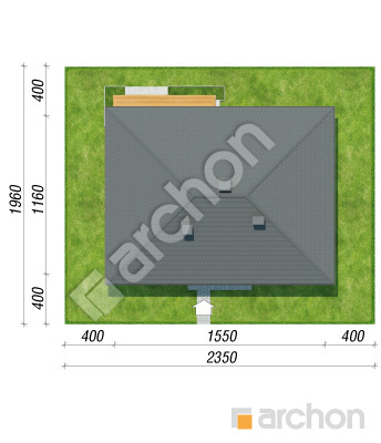 gotowy projekt Dom w litodorach 3 sytuacja