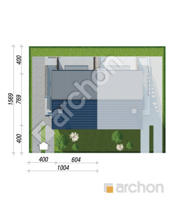 gotowy projekt Dom w omanach 3 (R2BE) sytuacja