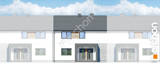 Elewacja frontowa projekt dom w pileach r2se ver 2 58e5f473f3f4e3feeec5af3e375119b0  264