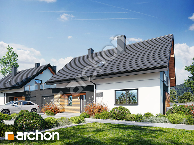 gotowy projekt Dom w malinówkach 14 (GR2) widok 2