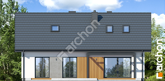 Elewacja ogrodowa projekt dom w kruszczykach 28 1b99559a19c454ce3d374b1749904f23  267