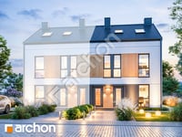 gotowy projekt Dom w bratkach 19 (R2B) widok 1