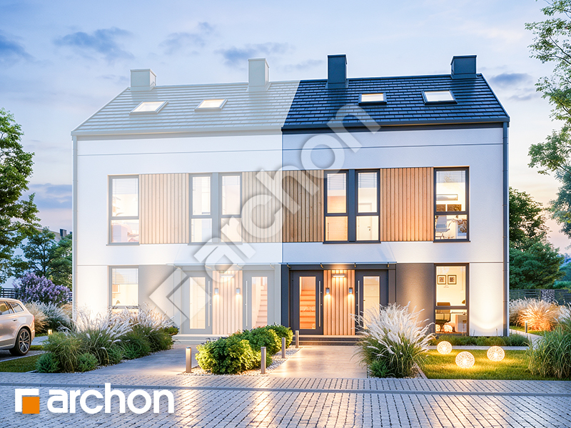 gotowy projekt Dom w bratkach 19 (R2B) 
