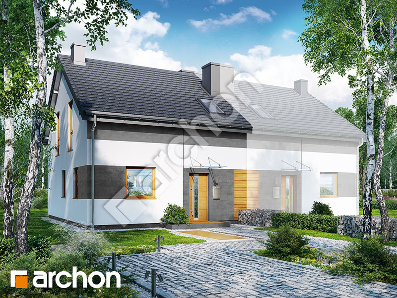 gotowy projekt Dom w arkadiach (BT) widok 1