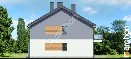 Elewacja boczna projekt dom w bratkach 9 r2b ver 3 52edb087969ef832df111392e7b8ccb8  265