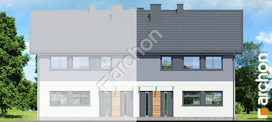 Elewacja frontowa projekt dom w bratkach 9 r2b ver 3 33083f1f74050b9ab2b75ef8b5f040f5  264