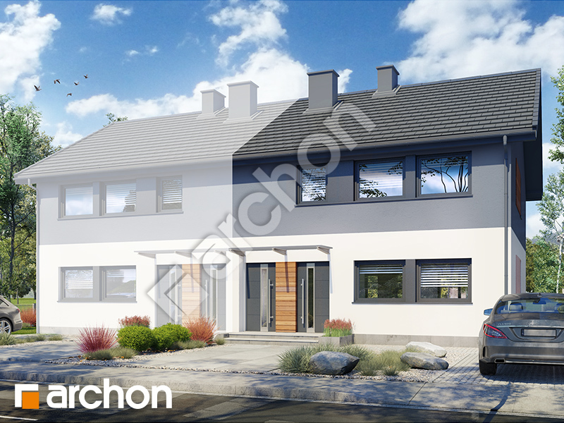 gotowy projekt Dom w bratkach 9 (R2B) 