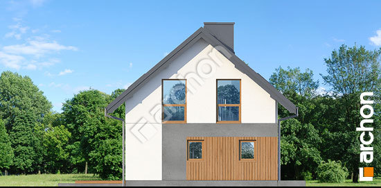 Elewacja boczna projekt dom w malinowkach 18 2c86cfacdbe96406ef1a12c377e5b13c  266