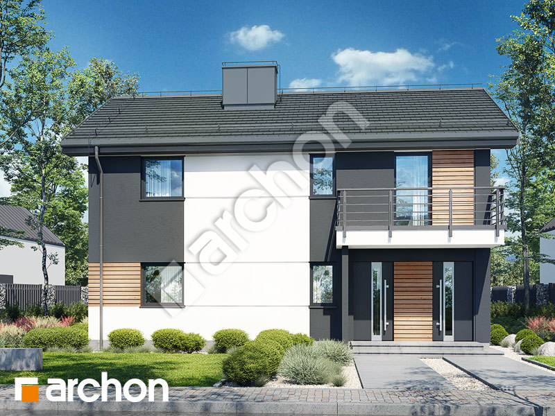 gotowy projekt Dom w halezjach (R2A) 
