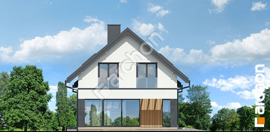 Elewacja boczna projekt dom w motylkach g 839ecd75e0c9bd15d19fa1c8084f270f  266