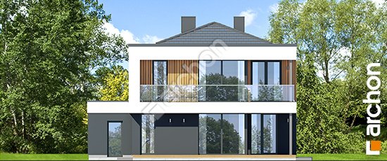 Elewacja ogrodowa projekt willa layla g2e 4bed6245c23399233ff51a2946d6deb8  267