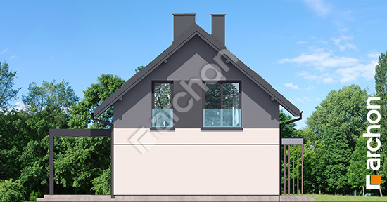 Elewacja boczna projekt dom w piorkowkach c771a9100ac52daf01ed1ec18d5f6185  266
