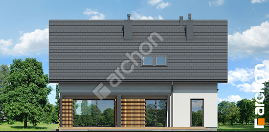 Elewacja ogrodowa projekt dom w rubinolach ge oze e222162548f396a118655e487c78b4ed  267