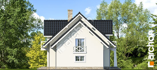 Elewacja boczna projekt dom w lewkoniach 2 g2 730187fff1afcb2b3506587b1b0a669b  266