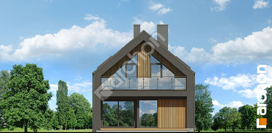Elewacja ogrodowa projekt dom w trzcinnikach 2 0ddb3881314f45a5b26c93885ac3dba3  267