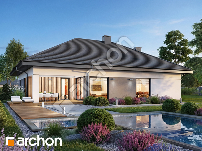 gotowy projekt Dom w cieszyniankach 7 widok 2