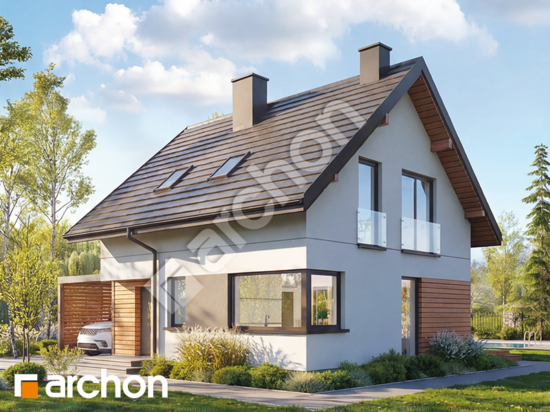 gotowy projekt Dom w borówkach 7 