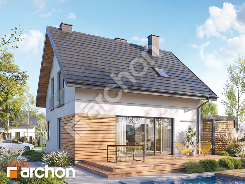 gotowy projekt Dom w borówkach 7 widok 2