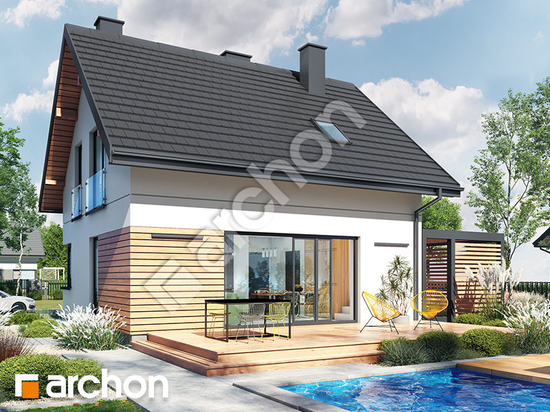 gotowy projekt Dom w borówkach 7 widok 2