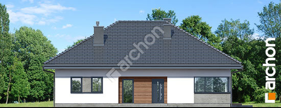 Elewacja frontowa projekt dom w zonkilach w 2cc3e2f6204ee720be31c19120bff437  264