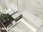 gotowy projekt Dom w cieszyniankach 5 (G) Wizualizacja łazienki (wizualizacja 3 widok 4)