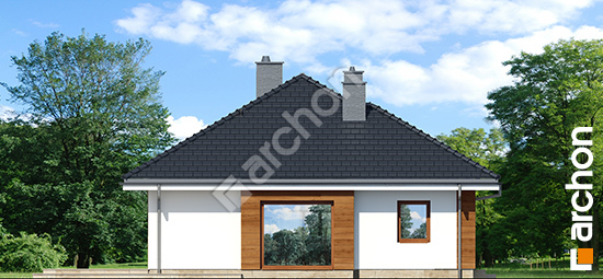 Elewacja boczna projekt dom w bodziszkach f1063c36ada4532d8678957605f70244  266