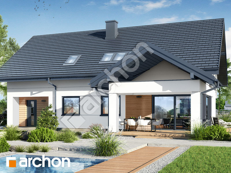 gotowy projekt Dom w balsamowcach 9 widok 2