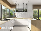 gotowy projekt Dom w anyżku 4 (E) OZE Wizualizacja kuchni 1 widok 2