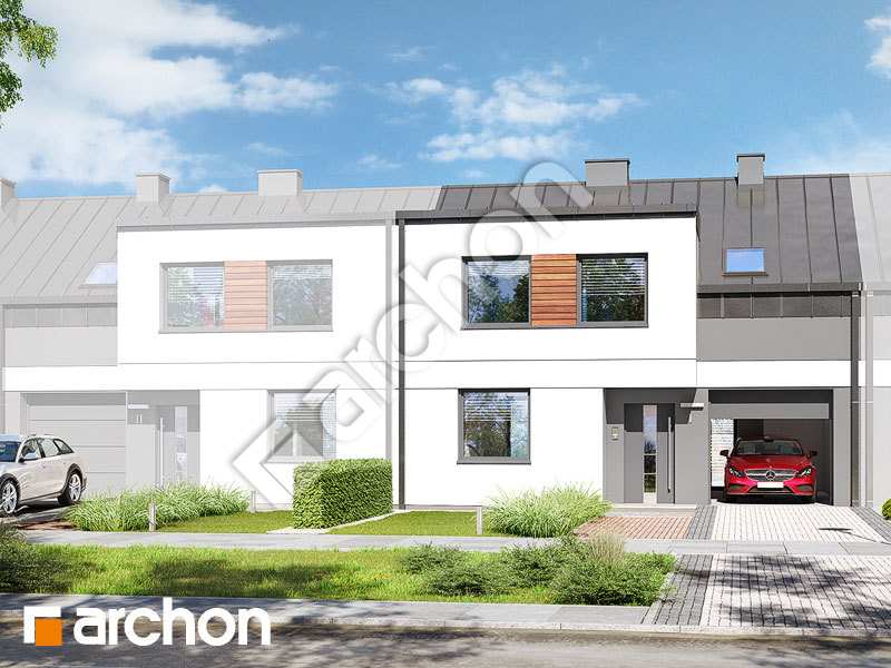 gotowy projekt Dom w bylicach 2 (S) widok 1