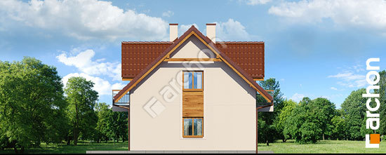 Elewacja boczna projekt dom w rubinach b a263e7119317d2b85f524160328349d6  266