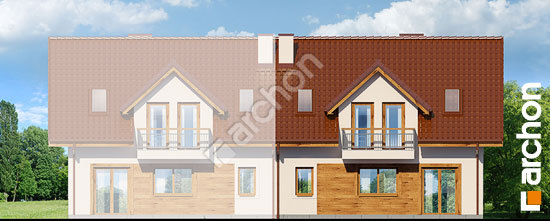 Elewacja ogrodowa projekt dom w rubinach b 6208b844514af30d52d04099ec23cae9  267