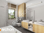gotowy projekt Dom w kosaćcach 7 (E) OZE Wizualizacja łazienki (wizualizacja 3 widok 3)