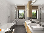 gotowy projekt Dom w kosaćcach 7 (E) OZE Wizualizacja łazienki (wizualizacja 3 widok 2)