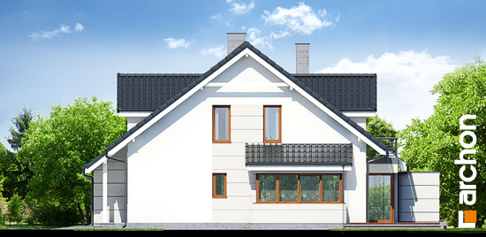 Elewacja boczna projekt dom w klematisach 7 ver 2 3da80cd5160268663e376bb168459f88  265