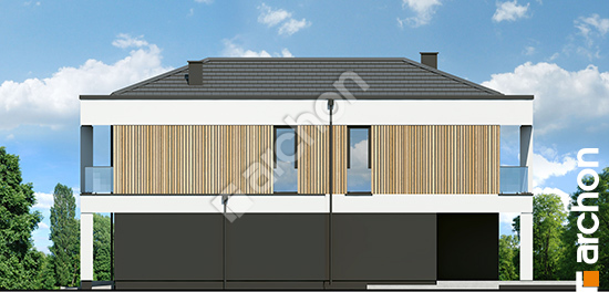 Elewacja boczna projekt willa samira g2e de05c7e2a3b274b3e0be6a9512c5a511  265