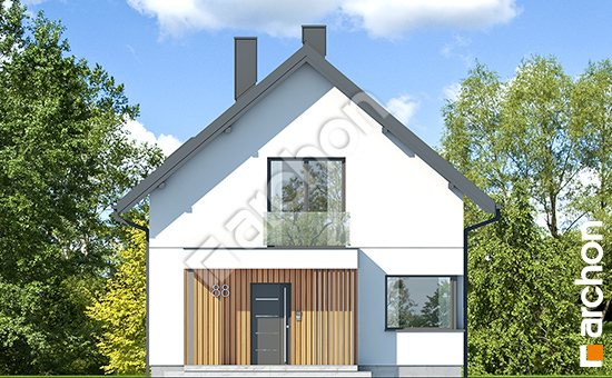 Elewacja frontowa projekt dom w kronselkach 5 18368b908ec80b6b62bd1917c736f249  264