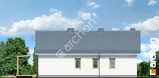 Elewacja boczna projekt dom w cedralach fafdc2ebed4747a5270cf04784190e57  266