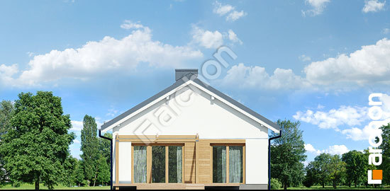 Elewacja ogrodowa projekt dom w cedralach 67205c3a17f1f6968d3a2c959e474936  267
