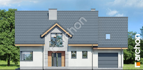 Elewacja frontowa projekt dom w srebrzykach 2 g 83adc2502c715d6ebcef22f4858860c6  264