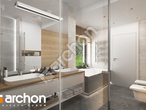 gotowy projekt Dom w alwach 6 (G2) Wizualizacja łazienki (wizualizacja 3 widok 3)