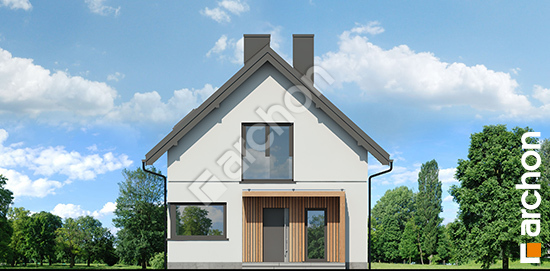 Elewacja frontowa projekt dom na wzgorzu 5 cc320e11bcadd2d648d54a167301357d  264