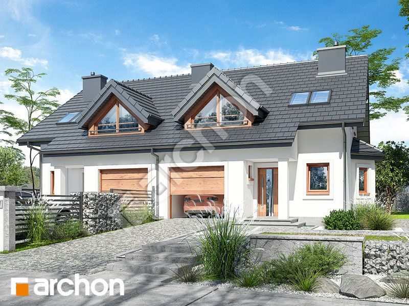 gotowy projekt Dom w klematisach 10 