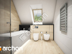 gotowy projekt Dom w zefirantach 2 (G2) Wizualizacja łazienki (wizualizacja 3 widok 3)