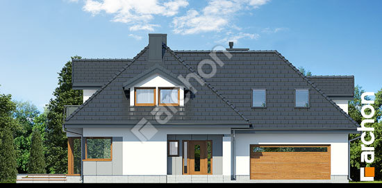 Elewacja frontowa projekt dom w czarnuszce 2 g2 ver 2 13324fee39a2bd98945121ce77437efe  264