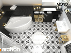 gotowy projekt Dom w czarnuszce 2 (G2) Wizualizacja łazienki (wizualizacja 1 widok 5)